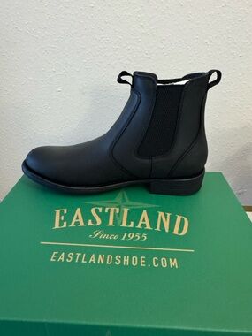 Eastland Black Leather Chelsea Boot